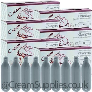 144 Cream Chargers - Liss N2O (6 Boxes)