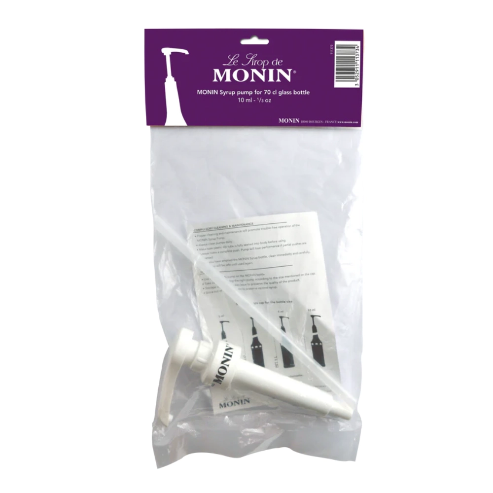 Monin - Syrup Pump - 10ml Portion (For 70cl Glass Bottles)
