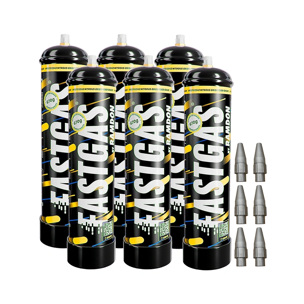 Cream Chargers by Fast Gas (670g N2O) Wholesale - Business Only