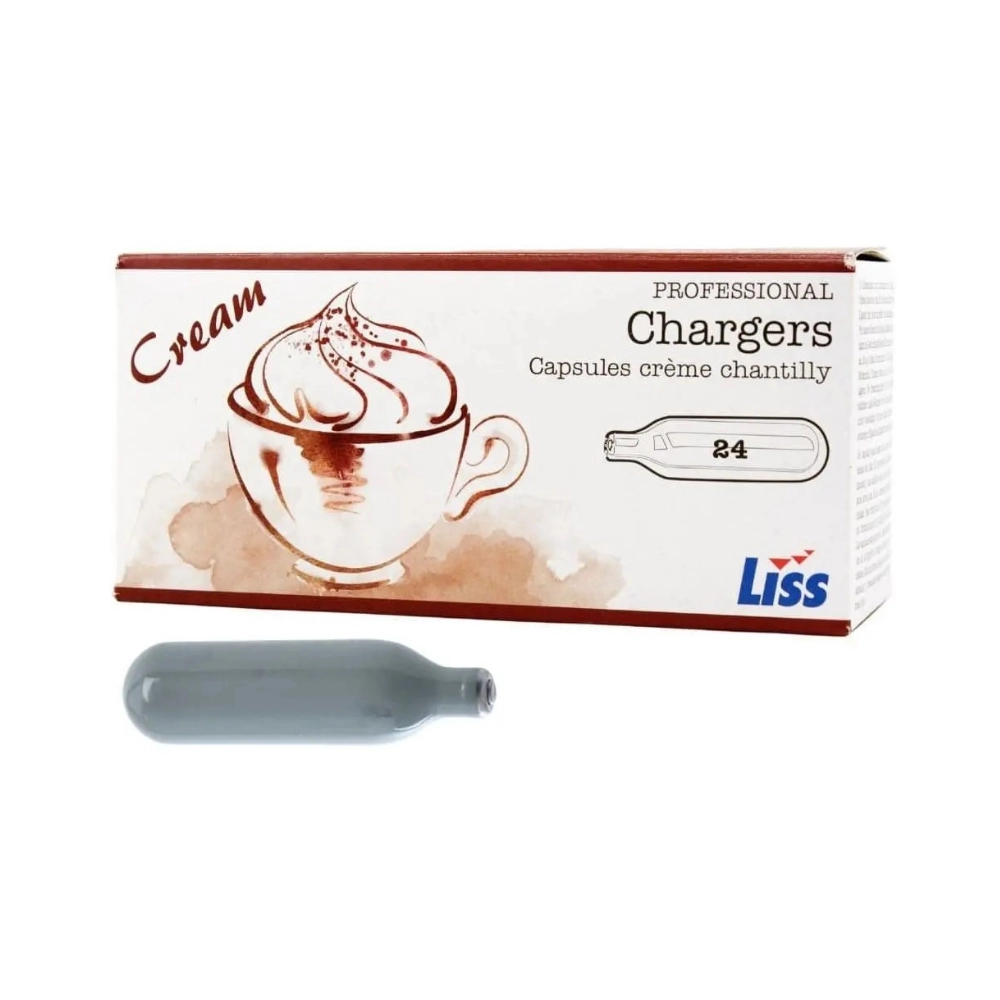 Liss 10 Boxes of 24 Liss N2O (240 Cream Chargers)