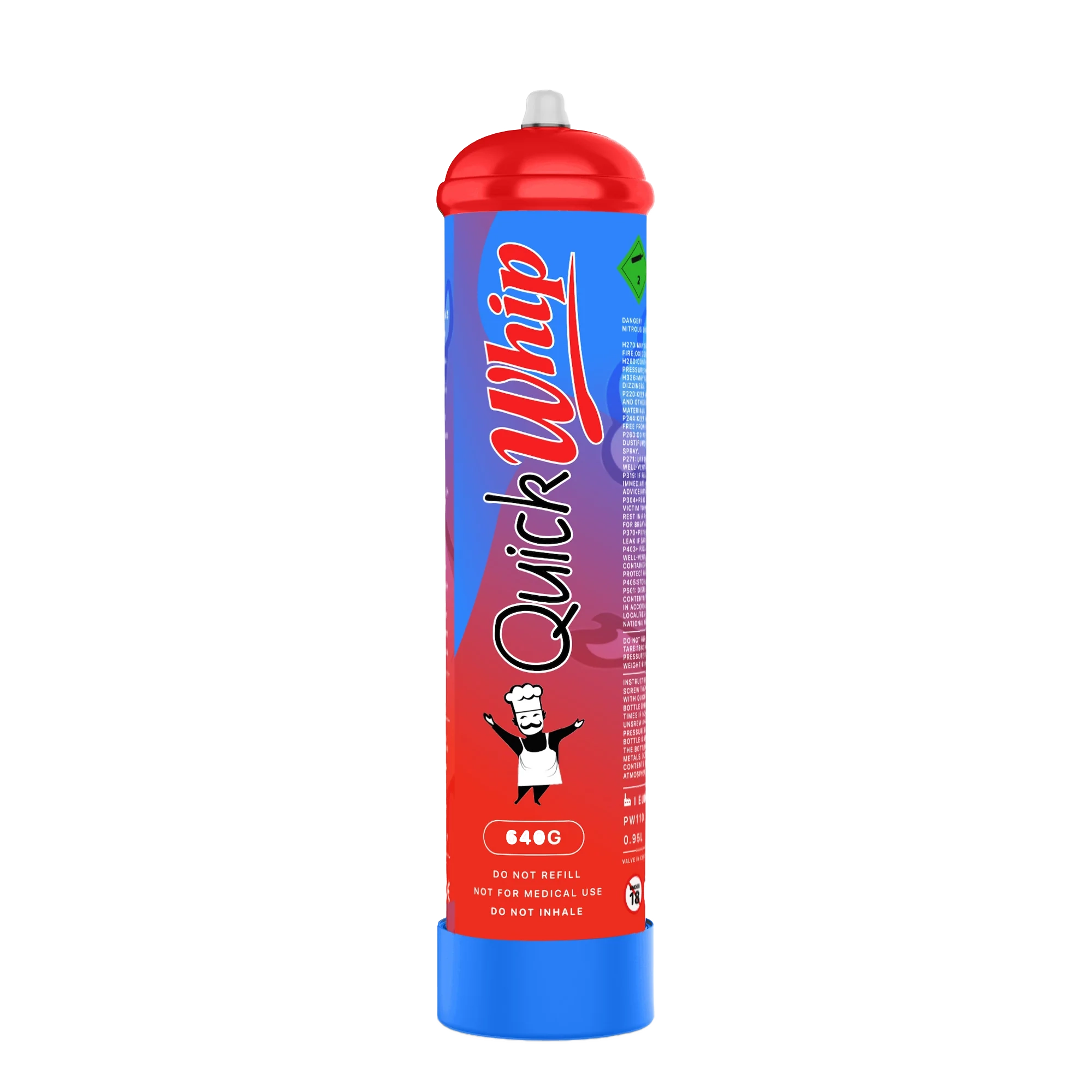 Cream Chargers by     Quick Whip x 1 (640g N2O)